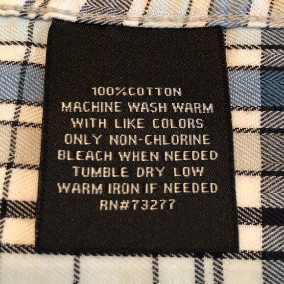 Tony Hawk Men's Button Down Long Sleeve Plaid Shirt Medium - Picture 5 of 13